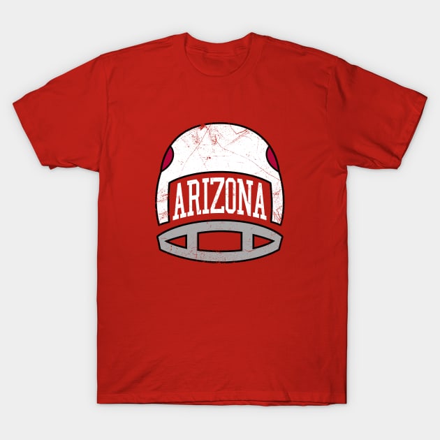 Arizona Retro Helmet - Red T-Shirt by KFig21